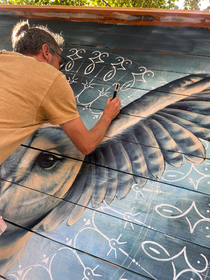 Lloeill, Artiste fresque